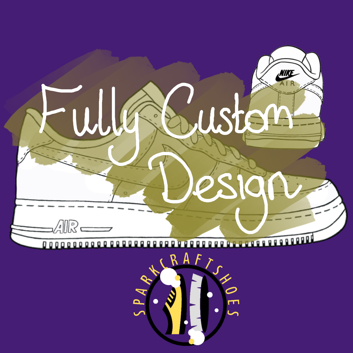 Fully Custom AF1 - Adult 4-12